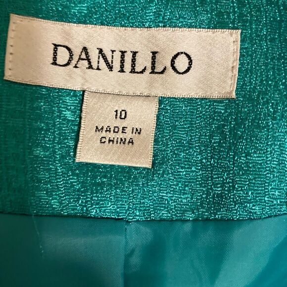 Vintage Danilo Green Jacket Blazer 10 - Picture 7 of 9